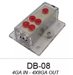 1 In 4 Out Gold-plated 4-channel Off-Road Vehicle Circuit Hub